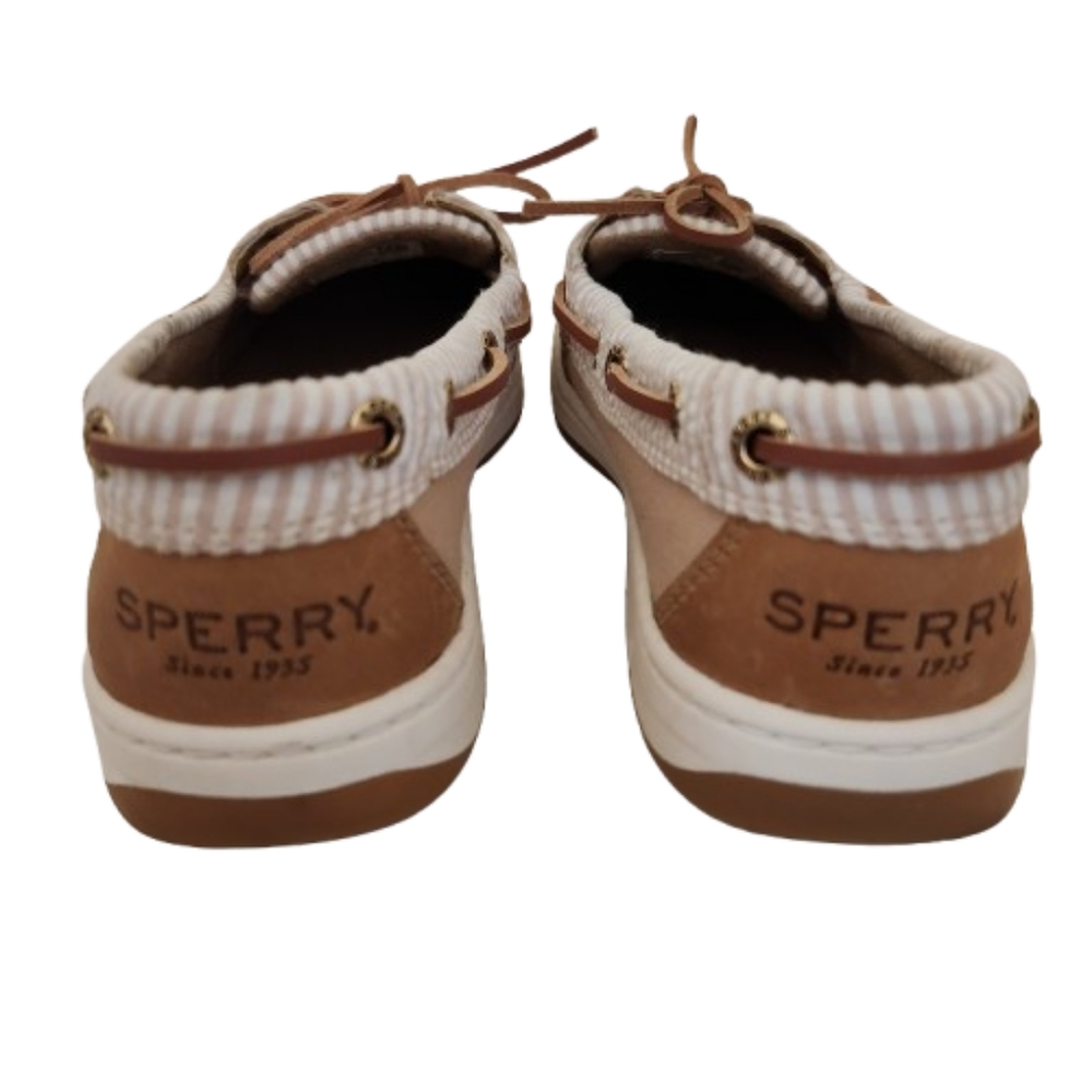 Sperry Angelfish Tan Boat Shoes Size 6.5M - Picture 4 of 12